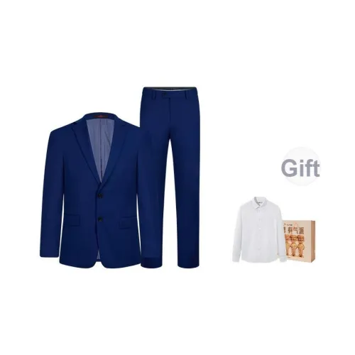 SEVEN Бизнес-костюм мужской с подарками случайный цвет рубашки