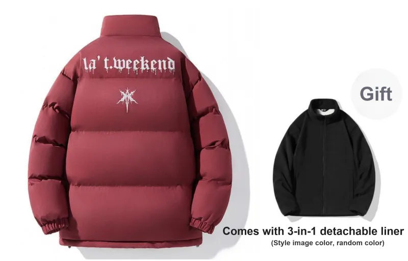 LA'T.WEEKEND Puffer Jacket Unisex-64