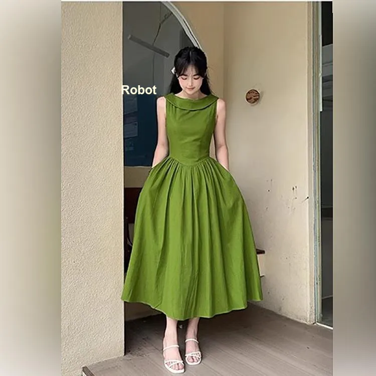 PAZZO Sleeveless Dresses Women's Atonement Green-4