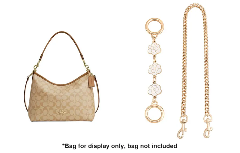 Metal Chain Transformation Accessories Shoulder Strap Included Women's Gold-2