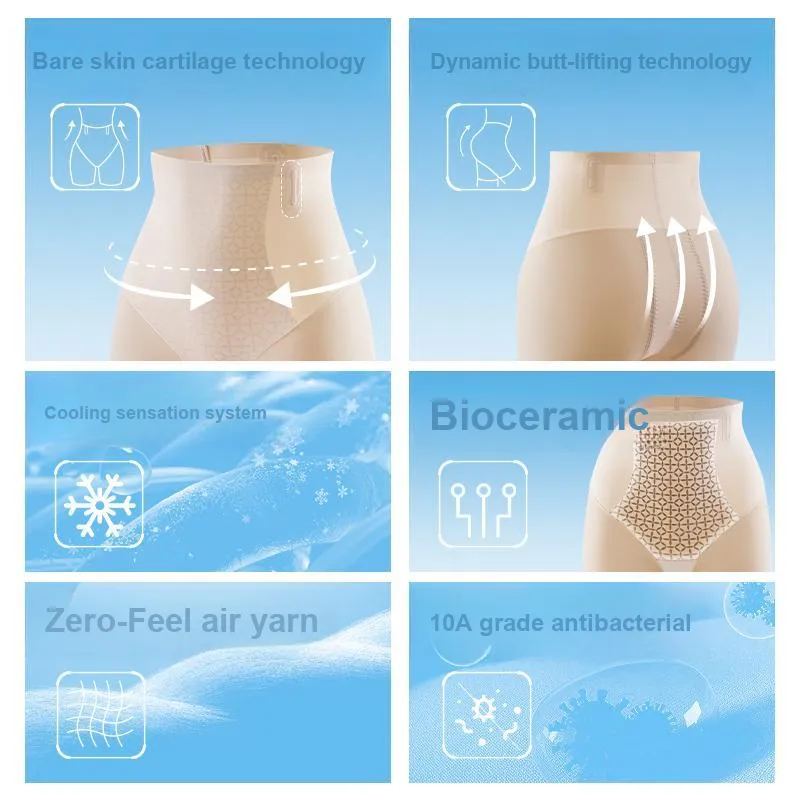 YIKELU Shapewear Bottom Women's Combo Set-2