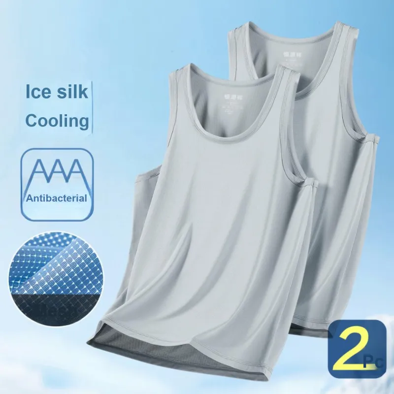 H YXIANG Men Tank Tops-19