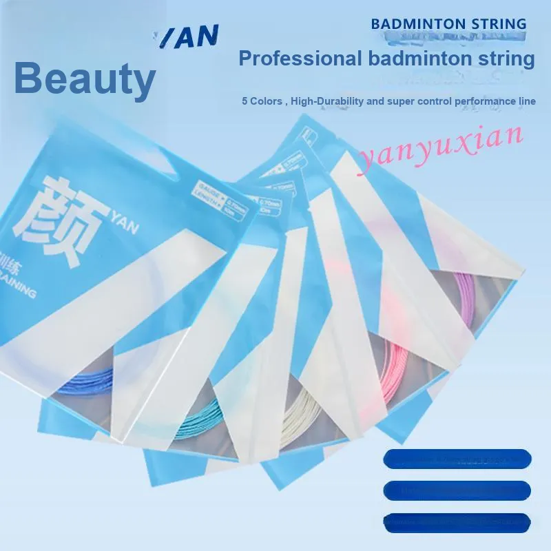 Kawasaki x TAAN Durable Type Badminton Racket Strings High Density Nylon Training Specific Unisex 0.7mm*10m-2