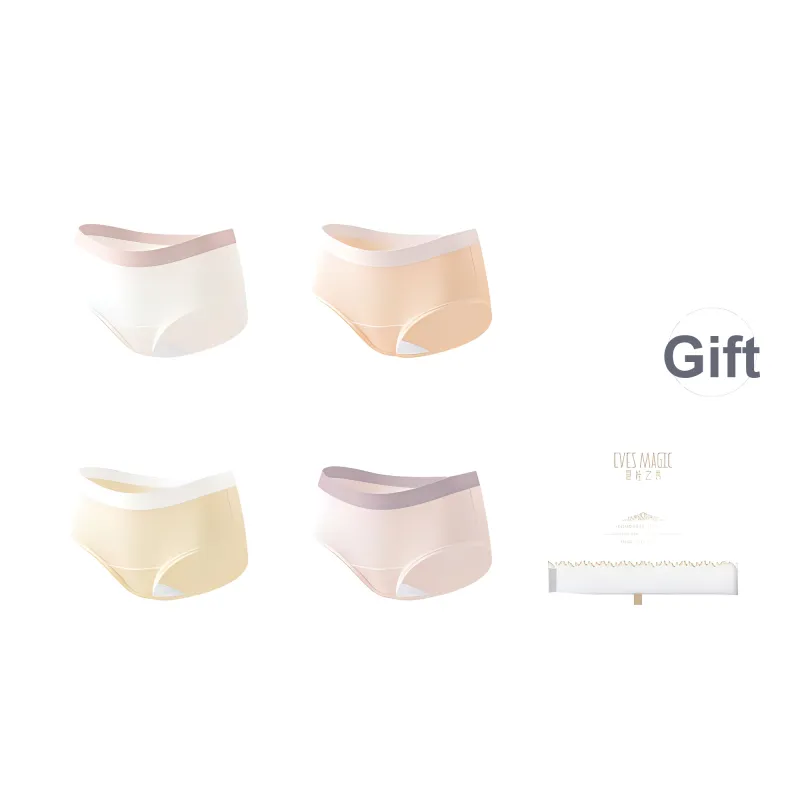 XIA.WA.ZHI.XIU Underpants Women's Shopping Bag 4 Pack-12