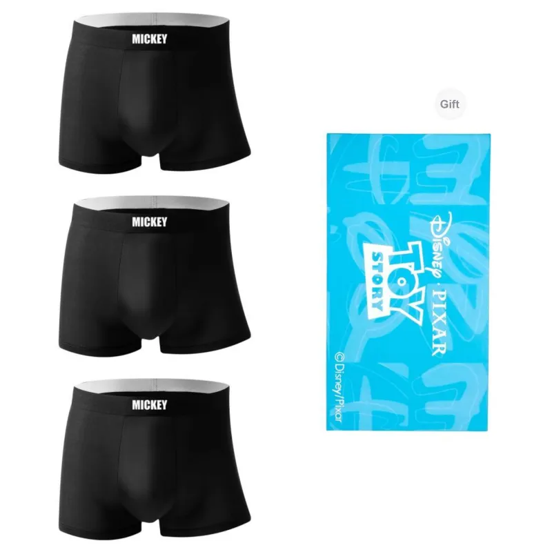 Disney Mickey Series Underpants Men's Shopping Bag Combo Set-4