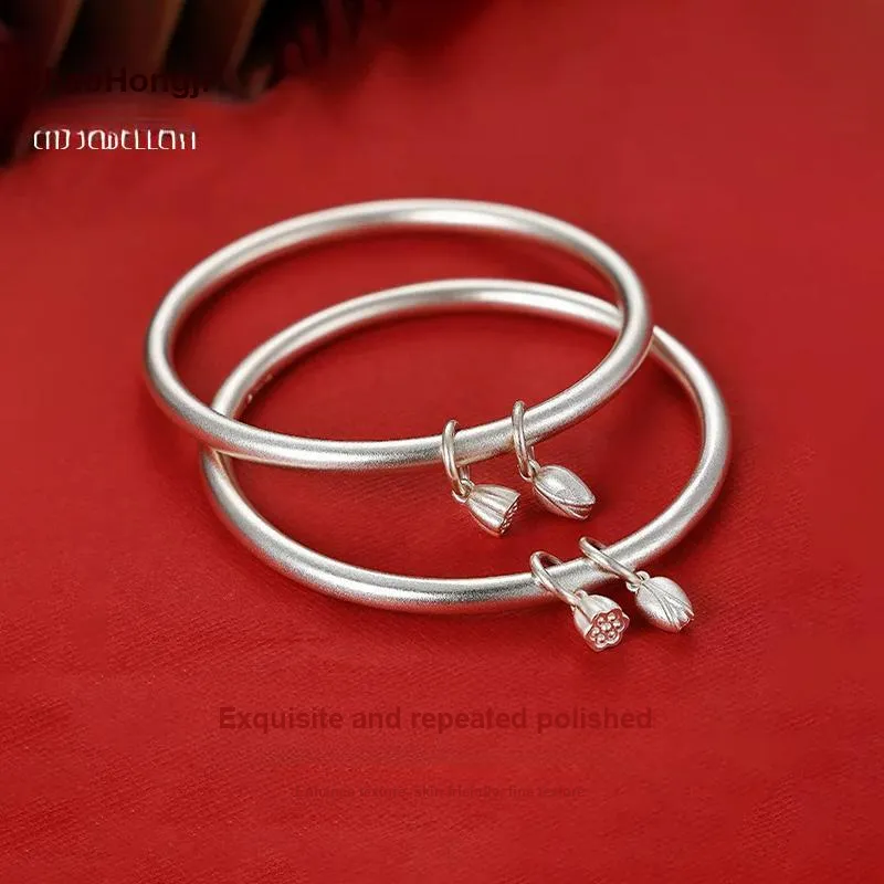 CHAOHONGJI Sterling Silver Bangles Women's-3