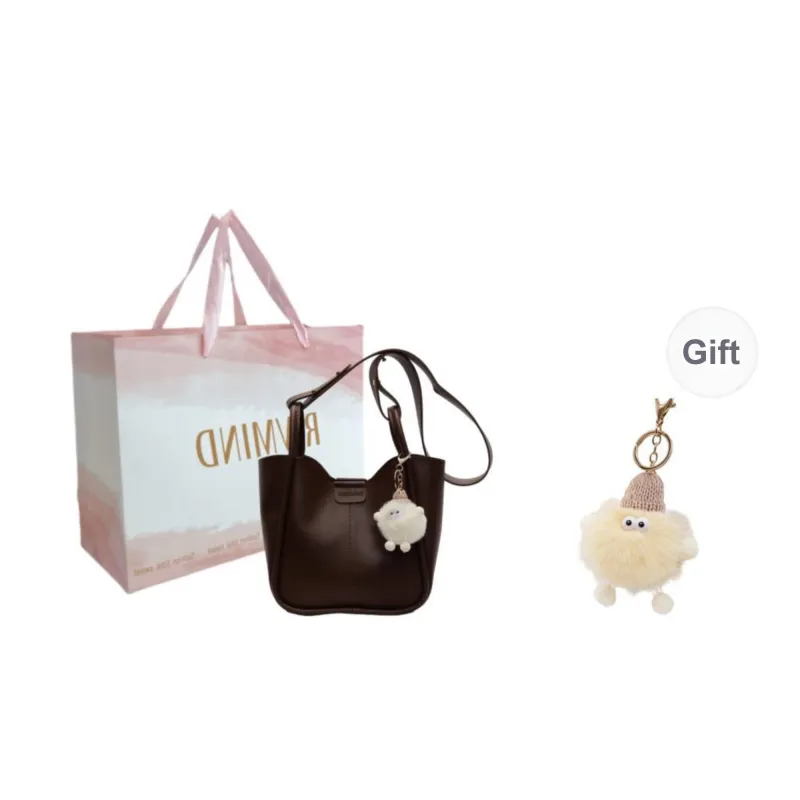 TOUTSEUL YOLO PU Shoulder Bag Women's Black/Khaki/Ecru/Coffee-19