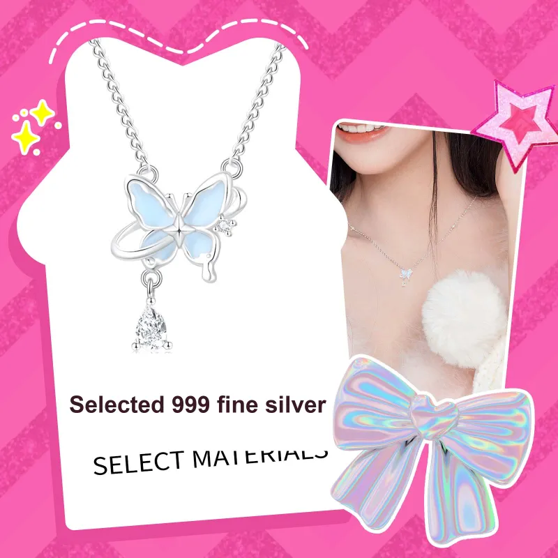 Barbie Sterling Silver Necklaces Women's-4