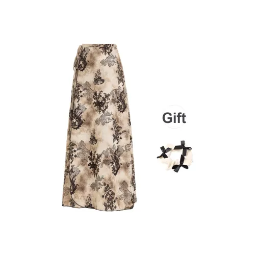 TURN UP Повседневная длинная юбка для женщин