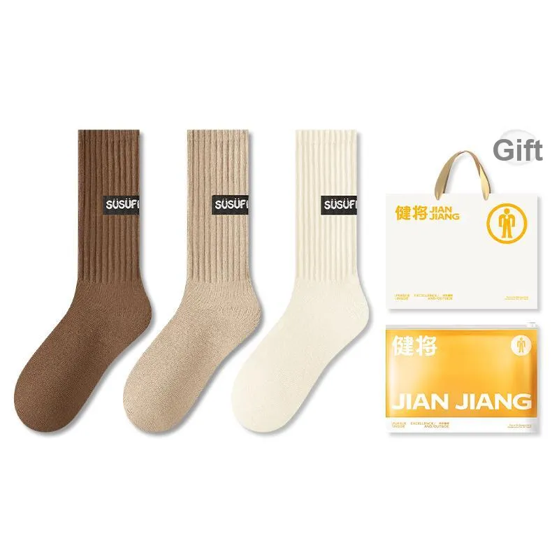 Master Mid Calf Socks Women's Shopping Bag 3 Pack-10