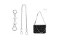 [Trumpets Sub-Package]Silver Heart Extender Chain+Decorative Chain