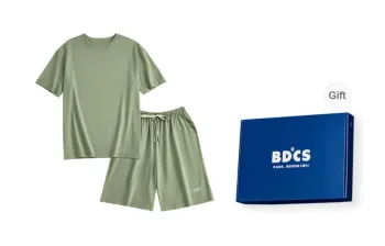 Peninsula City Pajama Set Men's Gift Box Set Fruit Green