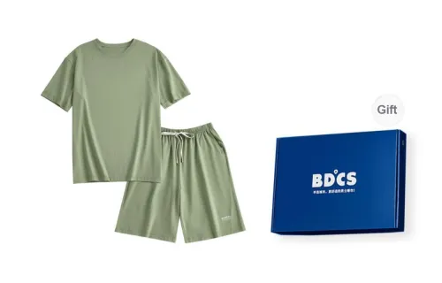 Peninsula City Pajama Set Men's Gift Box Set Fruit Green