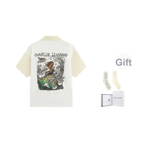 Charlie Luciano Рубашка Унисекс Белый