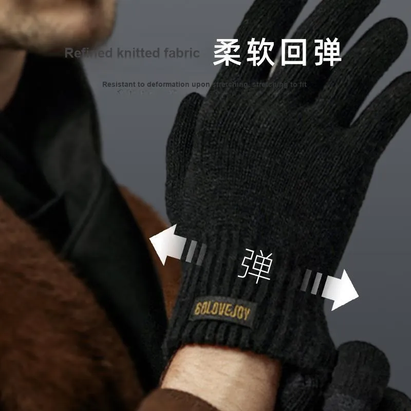 DENSSYNE Wool+Polyamide Knit Gloves Men's-7