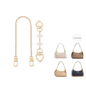 Gloya Alloy Decorative Chain Bag Accessory Women's Gold Tone