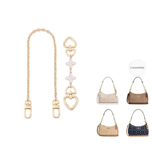 Gloya Alloy Decorative Chain Bag Accessory Women's Gold Tone