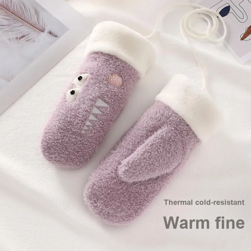 YUZHAOLIN Polyester Knit Gloves Women's-8