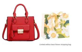 Versman Handbags China Red, Comes With Shopping Bag