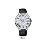L-9157 Blue Balloons Collection Silver Case White Dial Black Strap