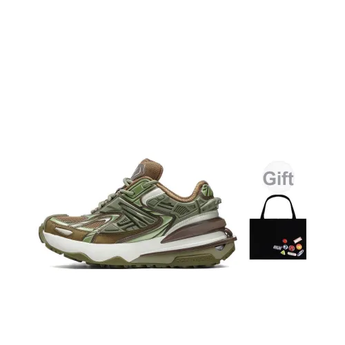 OGR Амортизация Износостойкие Низкие Кроссовки для Бега Унисекс Коричневый