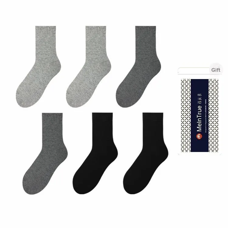 The First Name Element Mid-Calf Socks Men's Shopping Bag 6 Pack-5