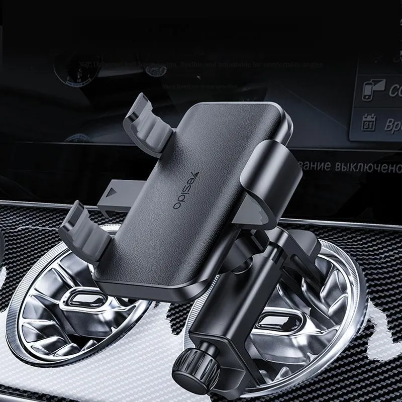 Yesido C240 Collection Clip in Style Round Air Vent Clip Stand With Air Conditioning Vent Navigation Stand-2
