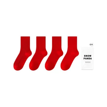 XXLLG Mid Calf Socks Men's Shopping Bag 4 Pack
