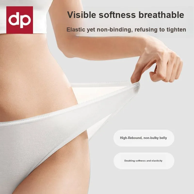 DIPUAI Disposable Underwear Women's Gift Box Set Of 4 White-0