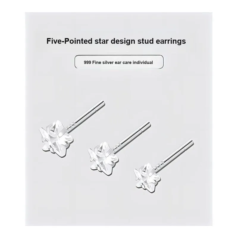 Daisy Dream 999 Fine Silver Stud Earrings Women's-4