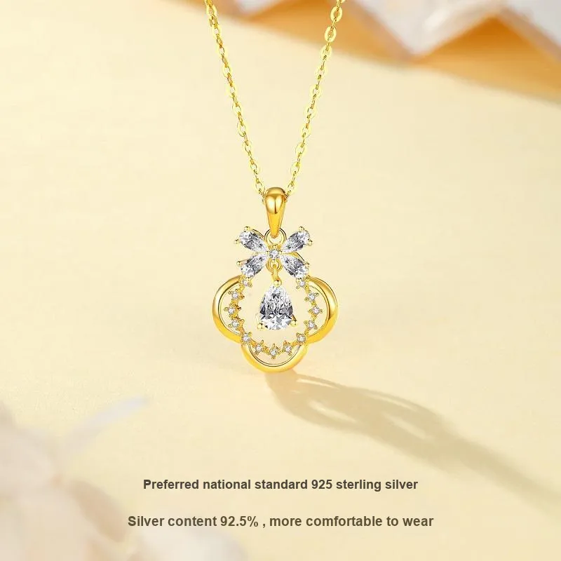 WINY 925 Sterling Silver Necklaces Women's-5
