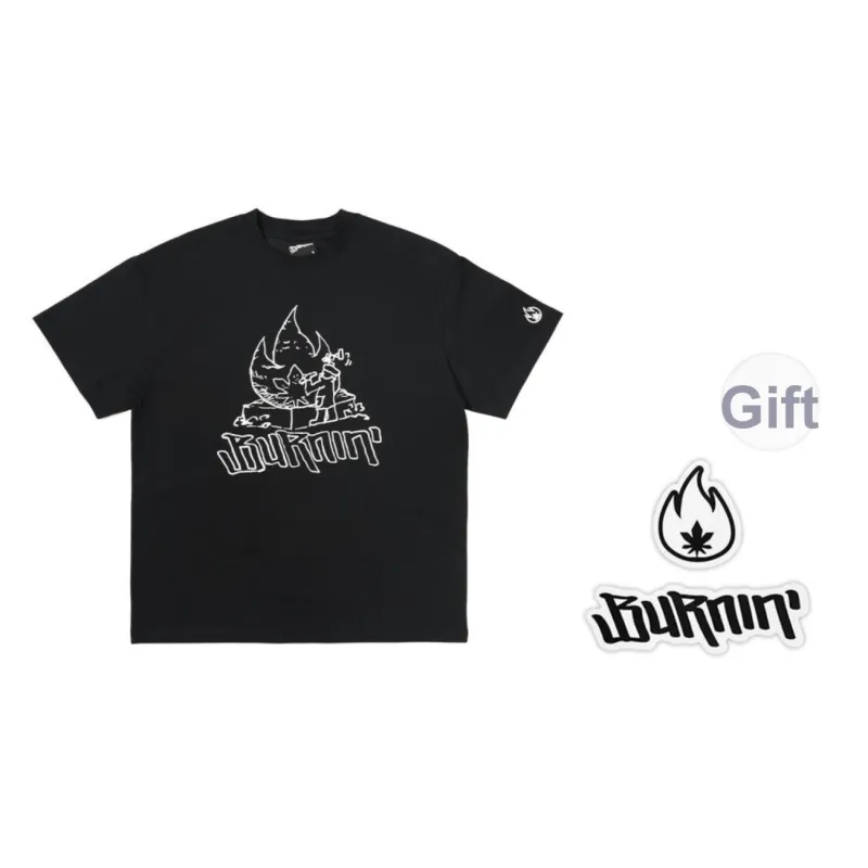 BURNIN T-Shirts Unisex Black-0