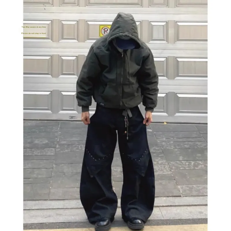 PANDA ADEVIL Jeans Unisex Black-3