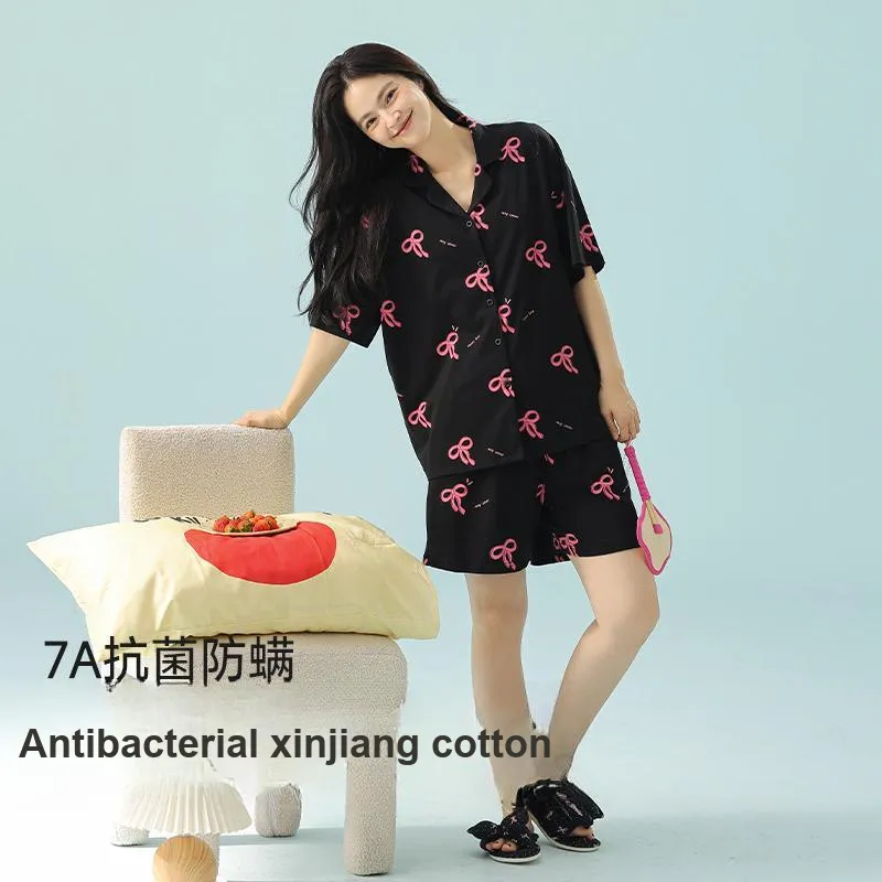 XIAFENYAN Pajama Set Women's Black-1