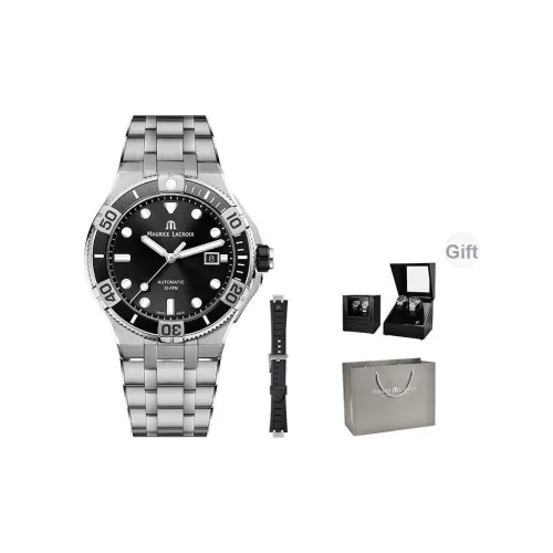 MAURICE LACROIX AIKON Collection Механический механизм Мужские часы Часы Черный циферблат