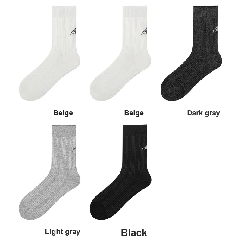 H YXIANG Mid Calf Socks Women's Combo Set-23