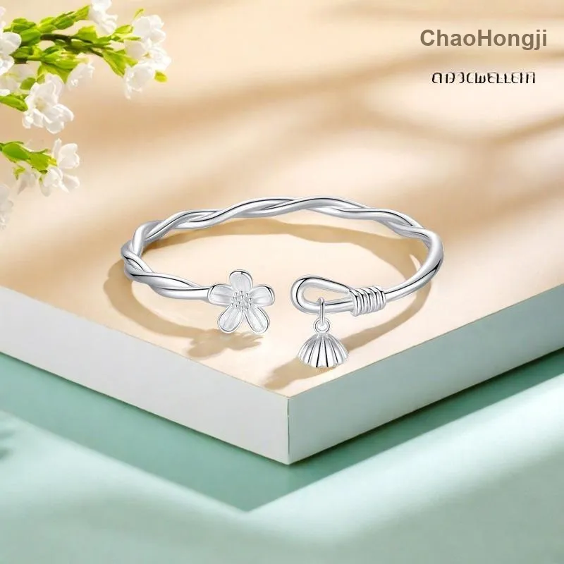 CHAOHONGJI 990 Silver Sterling Silver Bracelets Women's-2