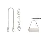 [White]Decorative Chain 40cm+Stars Extender Chain