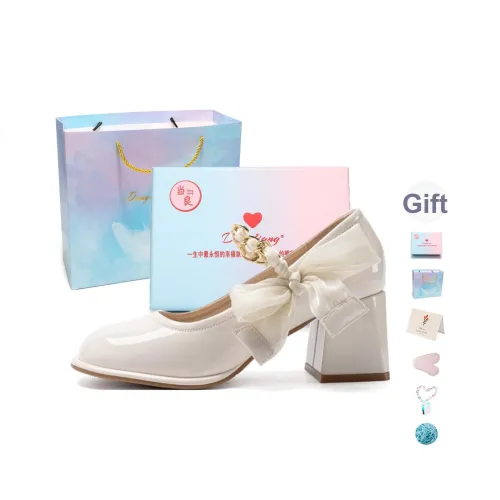 Be Good Грубый каблук Туфли Мэри Джейн Женские Набор в подарочной коробке