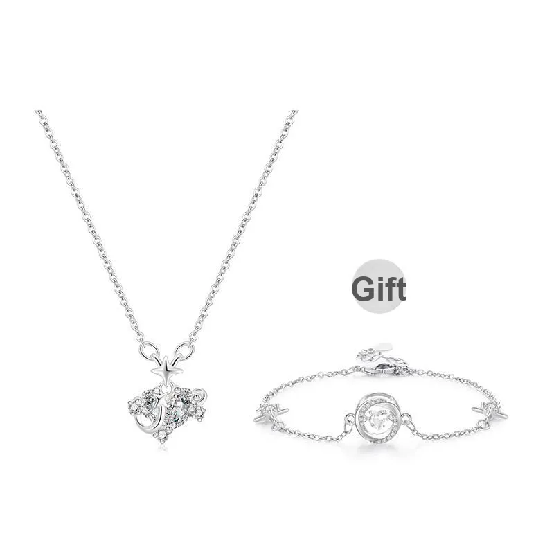 EUA Set Necklaces Women's Give A Bracelet