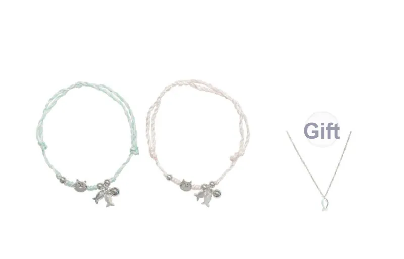 MIDNIGHT MOMENT Alloy Rope Bracelets Unisex-8