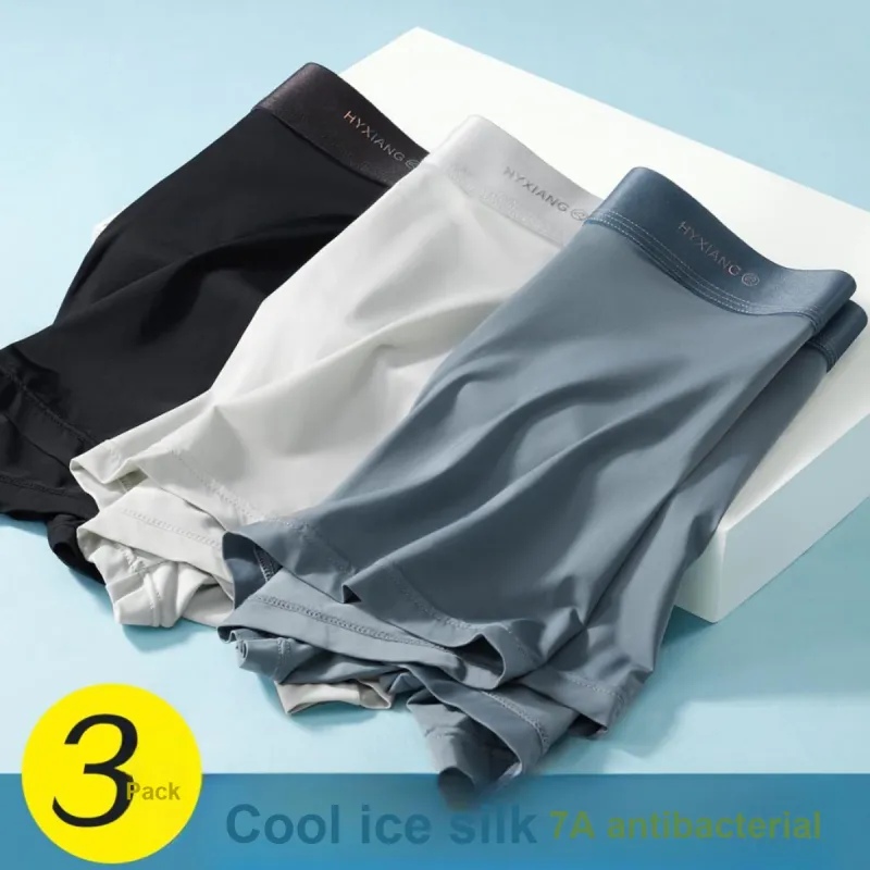 H YXIANG Underpants Men's 3 Pack-3