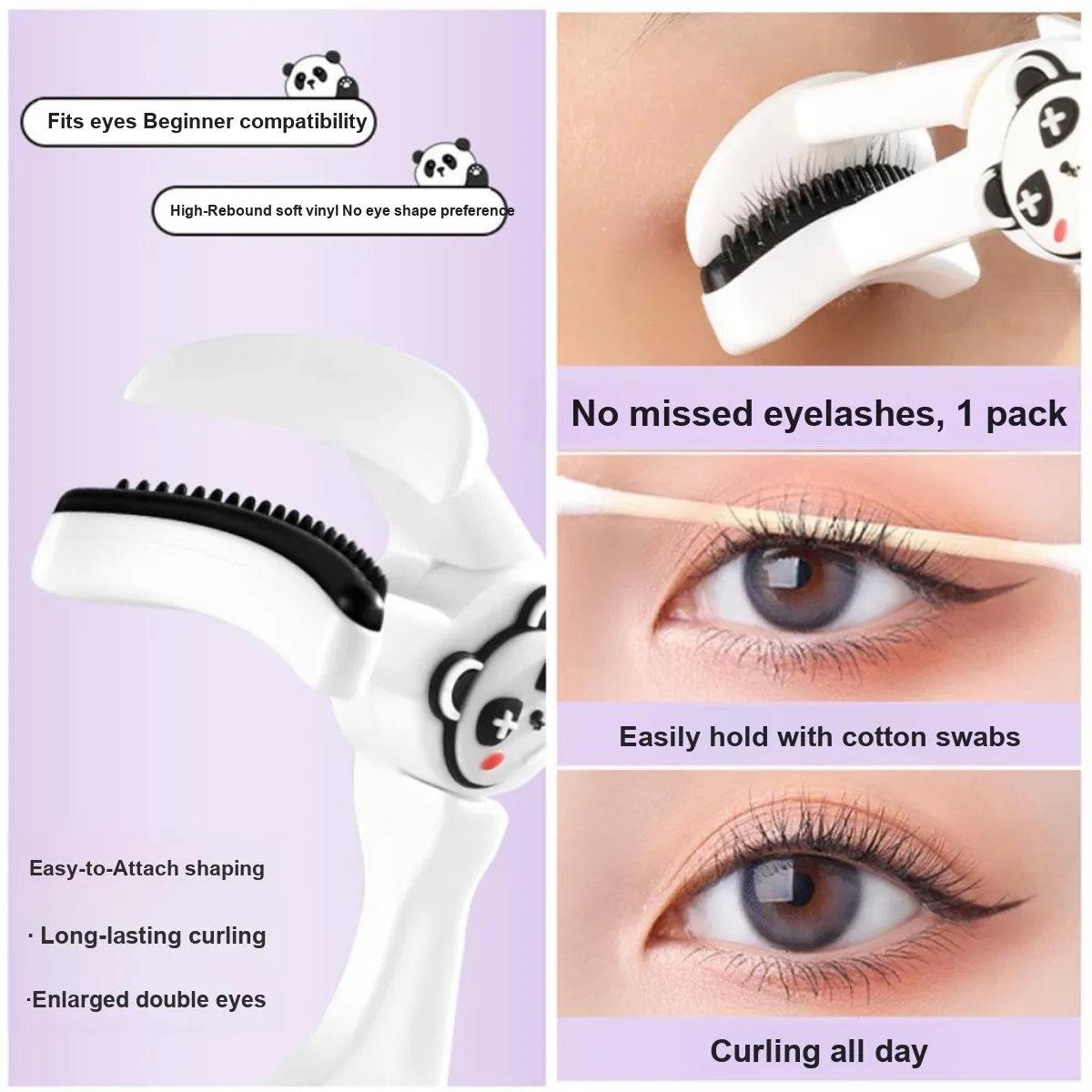 Malian Eyelash Curlers Curling Long Lasting Beginner Friendly