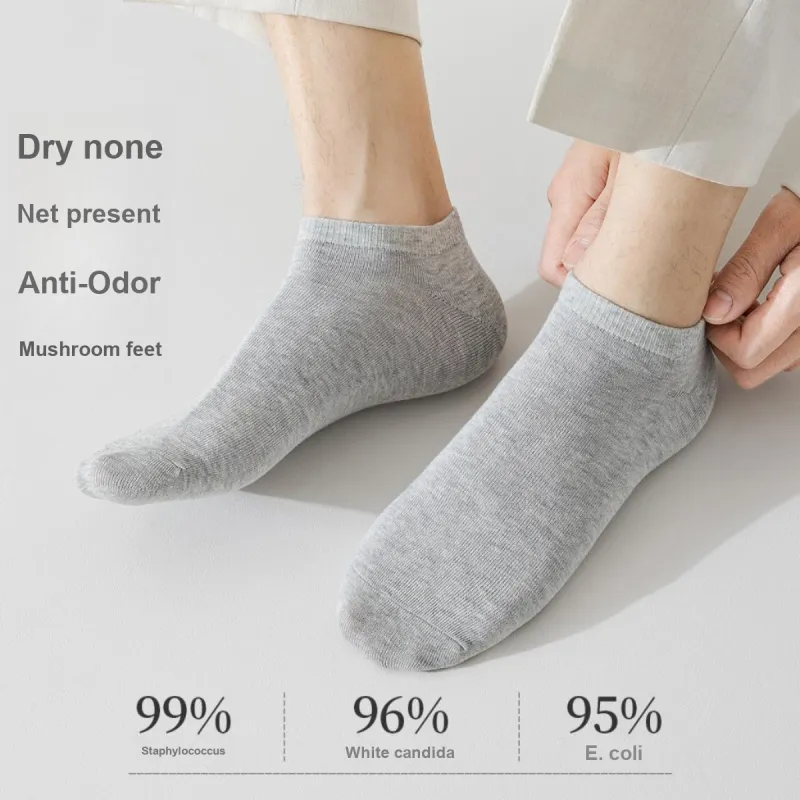 MIIOW No-Show Socks Men's 6 Pack-19