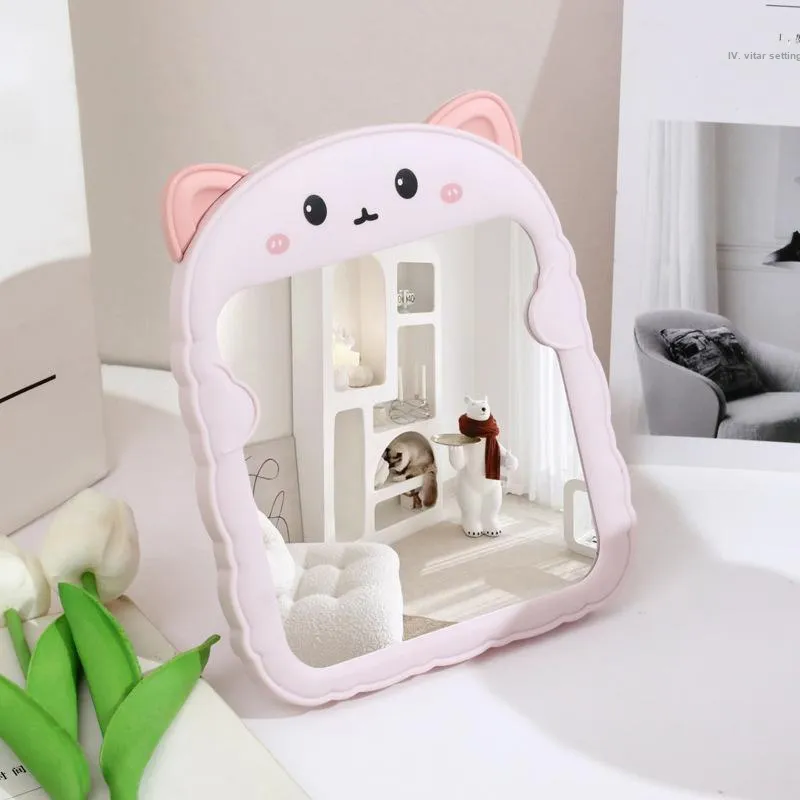 Future Maple Home Use Foldable Cat Ears Make Up Mirrors Hangable-2