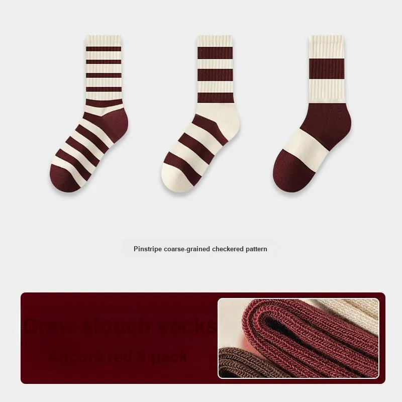 KJ Mid-Calf Socks Unisex Multi Combo Set-36