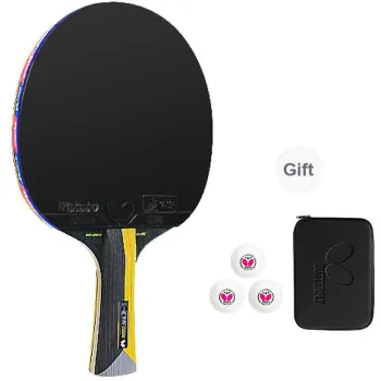 Butterfly Ping Pong Paddles Unisex Black/Red