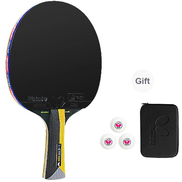 Butterfly Ping Pong Paddles Unisex Black/Red-0