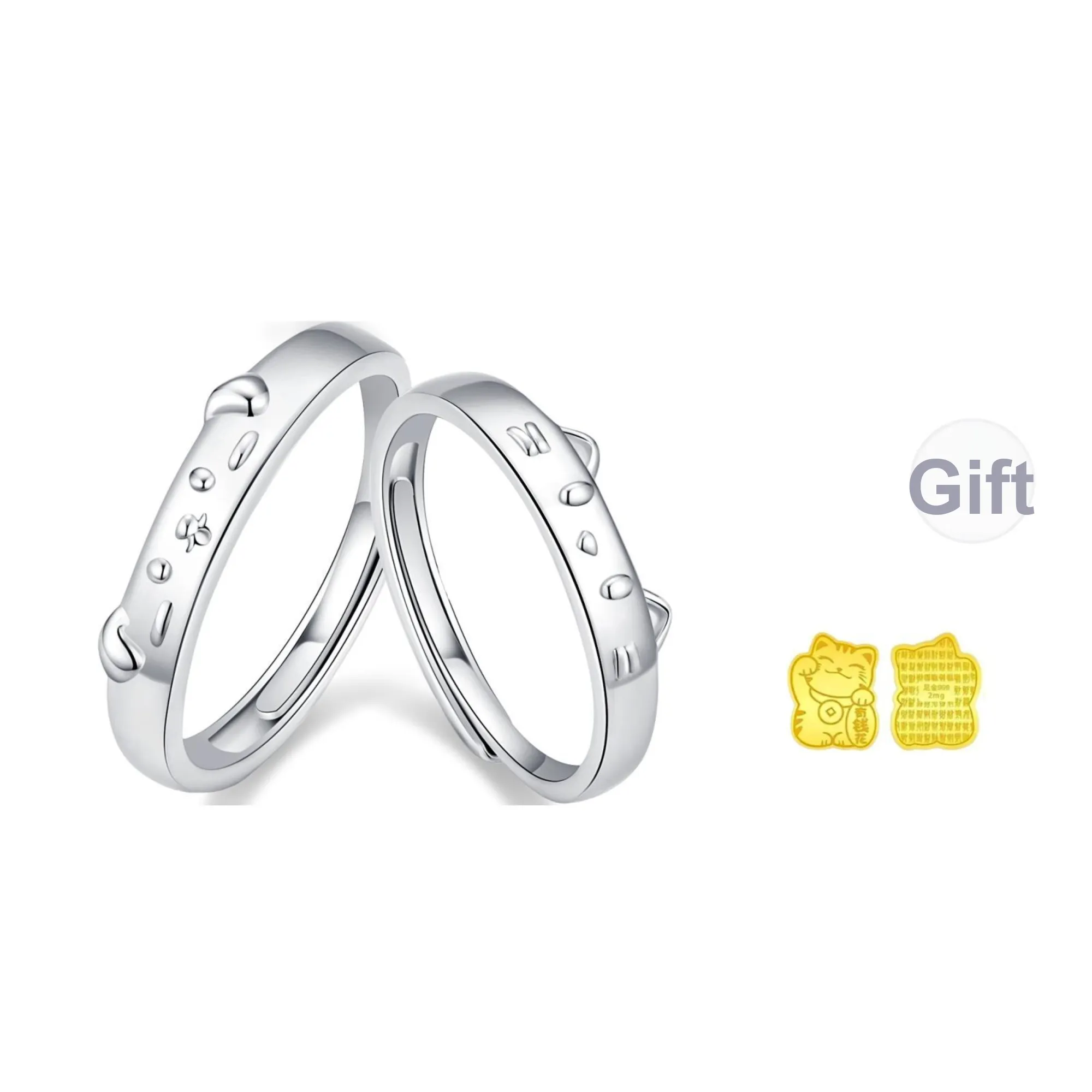 Central Fashion 999 Fine Silver Rings Unisex