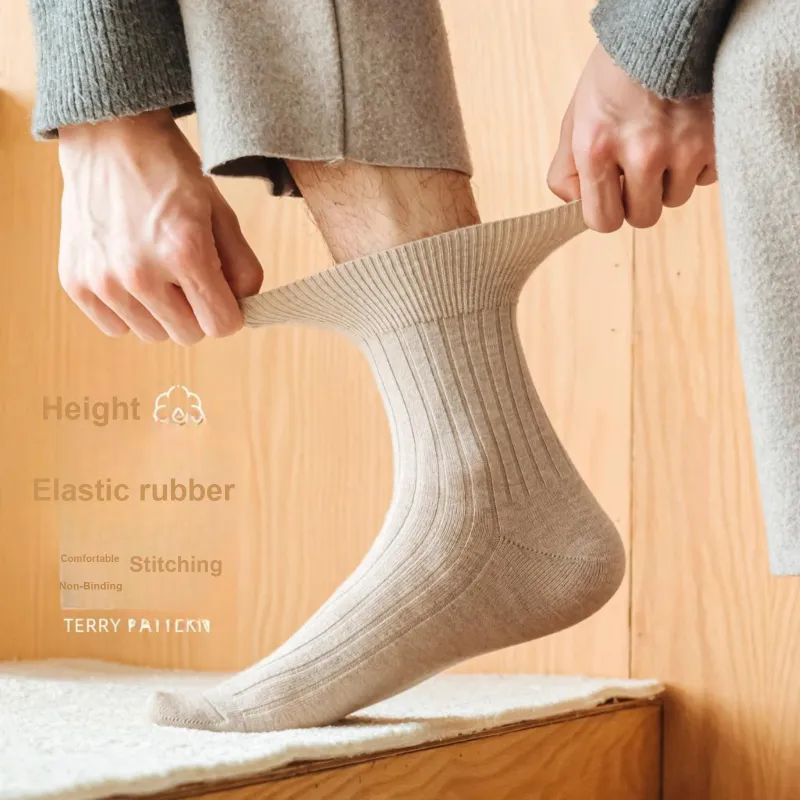XXLLG Mid Calf Socks Men's 2 Pack-3